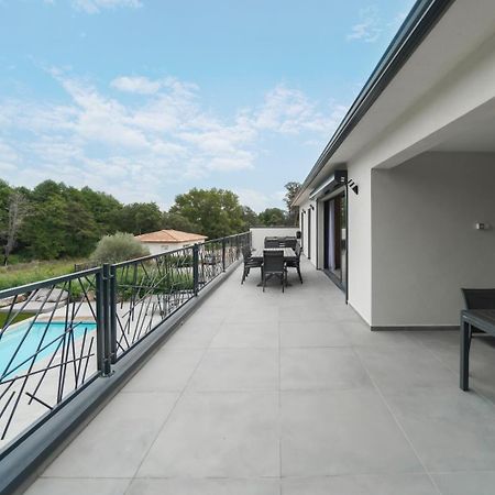 Tres Belle Villa A Ghisonaccia Avec Piscine Chauffee Exterior photo